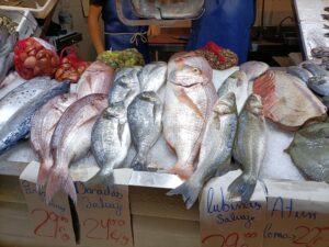 Pescados de la zona